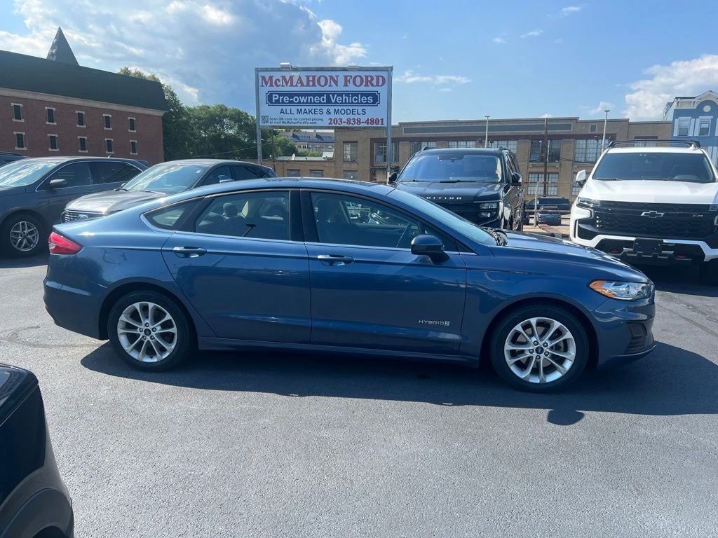 Used 2019 Ford Fusion Hybrid SE with VIN 3FA6P0LU0KR207386 for sale in Norwalk, CT