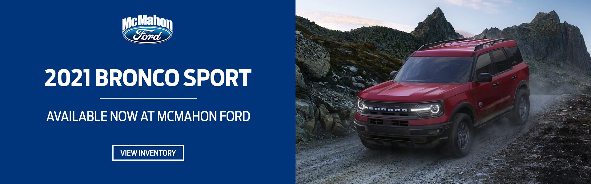 2021 Ford Bronco Sport at McMahon Ford